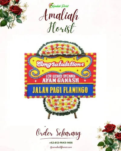 Bunga Papan Congratulation di Kedungneng